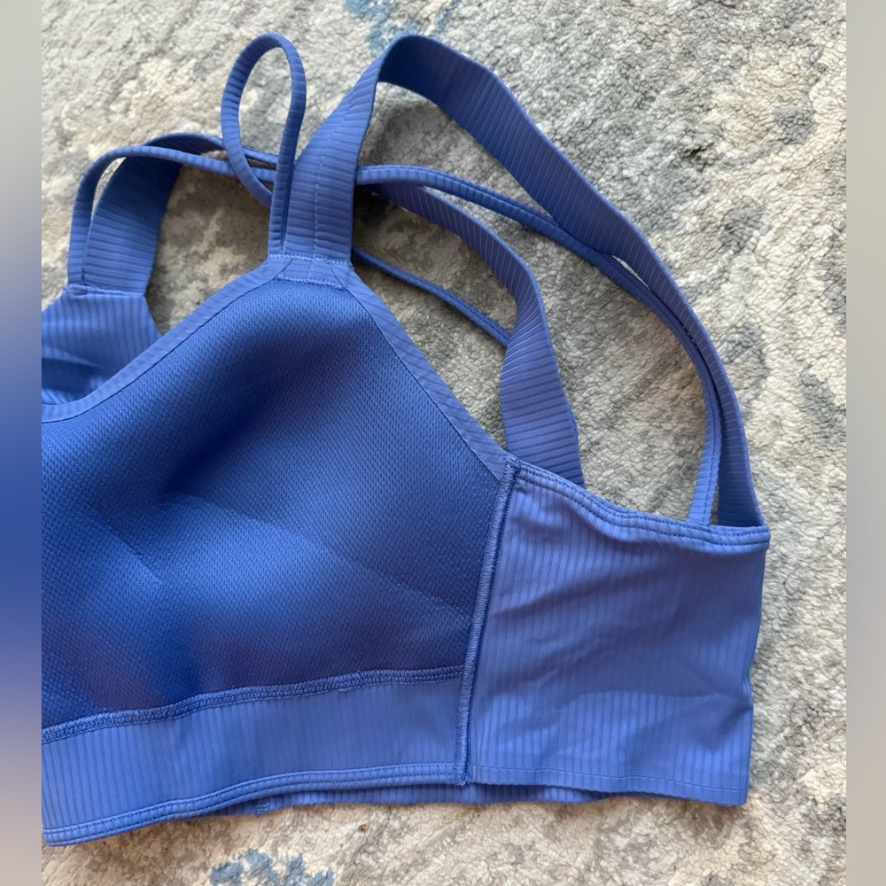 Lululemon Like a Cloud Ribbed Longline Bra *Light Support, D/DD Cup Wild Indigo - Picture 8 of 11